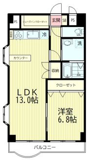 シャトルイン北糀谷の間取り画像