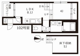 チェリーブロッサム新瑞橋の間取り画像