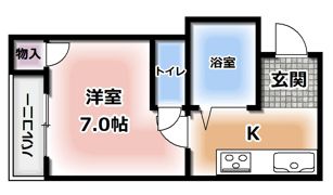 フリーディオ春日町の間取り画像