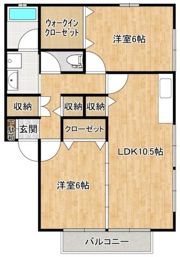 アーバニティサーナの間取り画像