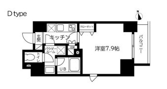 スカイコート蔵前Ⅱの間取り画像