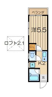 イースタンパレス横須賀中央の間取り画像