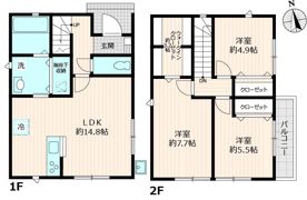 舎人戸建の間取り画像