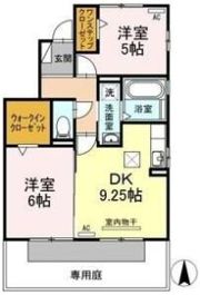 カーサなかやしきの間取り画像