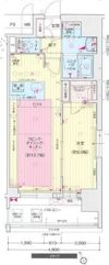 プレサンス栄ライズの間取り画像