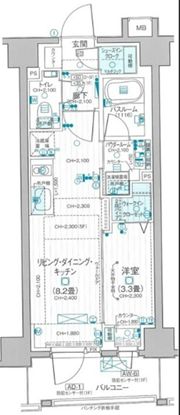 デュオステージ中野の間取り画像