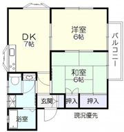 ガーデンハイツ内中原の間取り画像