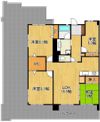 サンパーク折尾学園の丘ノースリッジ901号の間取り画像