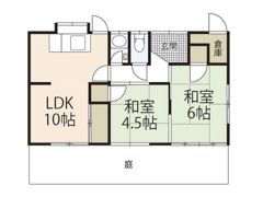 舟屋借家の間取り画像