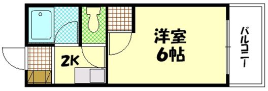 グリンハウス三篠の間取り画像