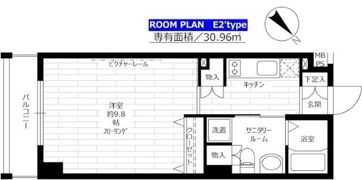 ステージファースト常盤台の間取り画像