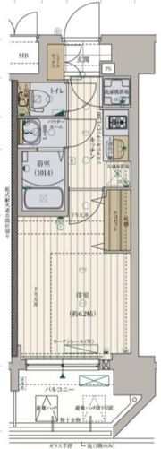 ファーストフィオーレ天王寺筆ヶ崎EYEの間取り画像