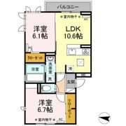 グリュックヴァーグの間取り画像