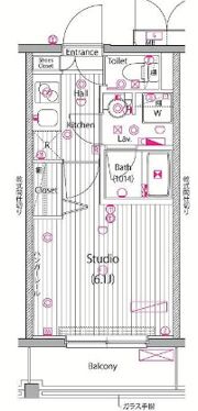 ガーラ・ヴィスタ横濱西口の間取り画像