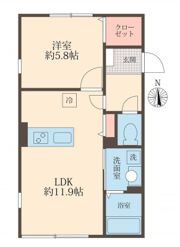 ハイブリッドメゾンの間取り画像