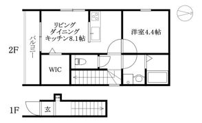 ボン・プレサージュ郡中の間取り画像