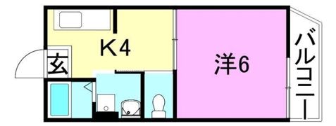 オックスフォードサーカス春日町本館の間取り画像