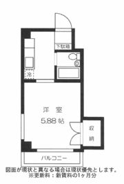 フラッツ学芸大学の間取り画像