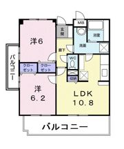 フリーデBの間取り画像