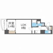 APRILE南森町の間取り画像