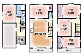 江瀬美町戸建の間取り画像