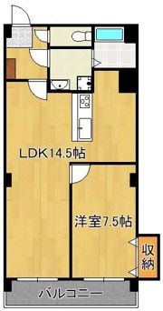 グランベール小倉駅前の間取り画像