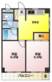 アルカディアしきの間取り画像