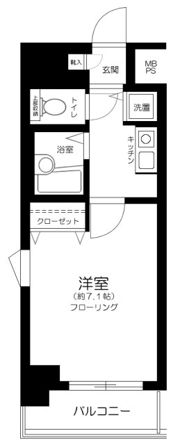 メインステージ茅場町の間取り画像
