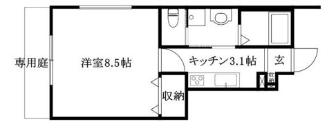 EARL’S COURT木屋町の間取り画像