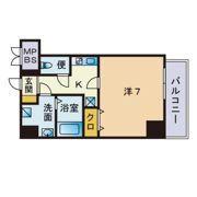 レジデンシャルヒルズ博多駅前の間取り画像
