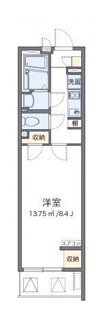 クレイノRiver cityの間取り画像
