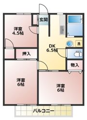 ウイングコートの間取り画像