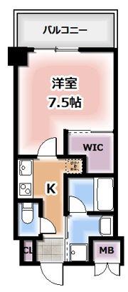 ガーデンクォーツ新梅田の間取り画像