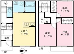 Villa大元駅前の間取り画像