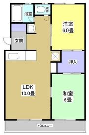 たちばなコーポの間取り画像