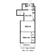 クレスト連坊の間取り画像