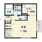 クラウディアの間取り画像