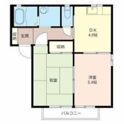 アレイけやきBの間取り画像