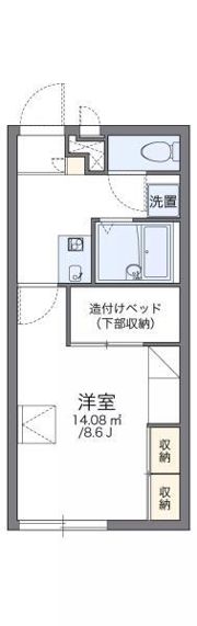 レオパレスエーデルハイムの間取り画像