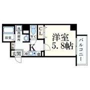 みおつくし西なんばの間取り画像