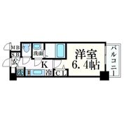 プレサンス心斎橋ブライトの間取り画像