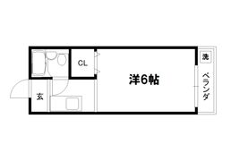 錦ハイツの間取り画像