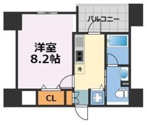 ファーストフィオーレ阿波座アクアの間取り画像