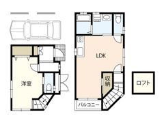 N田中邸戸建の間取り画像