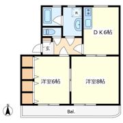 第二スカイハイツの間取り画像