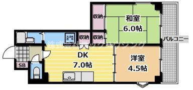 ジャルダン山本の間取り画像