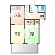 カレッジ東野B棟の間取り画像