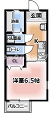 シャーメゾン香里の間取り画像