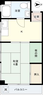 栗本ビルの間取り画像