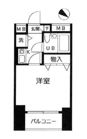 マリオン横浜ハーバーライトの間取り画像